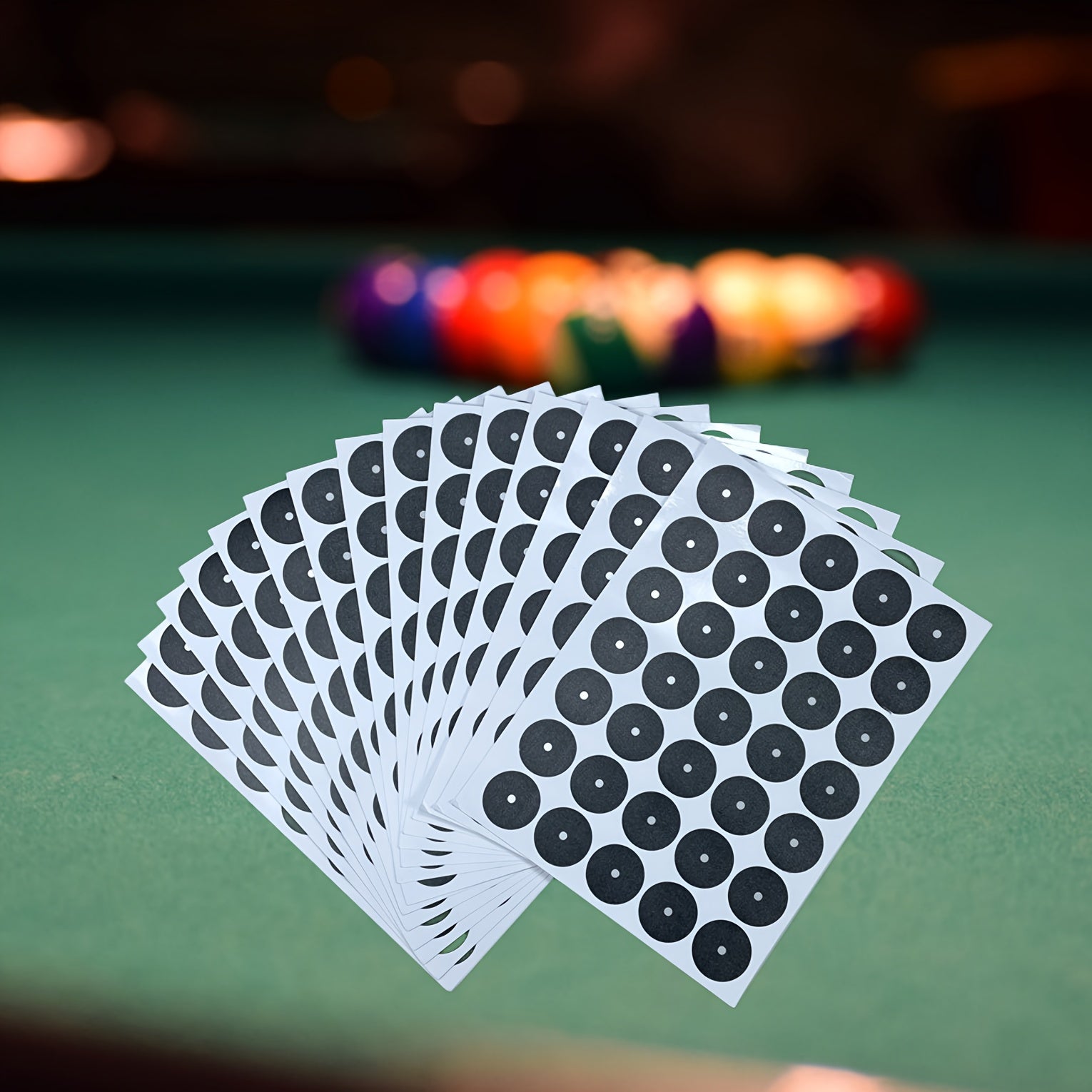 Billiard Table Positioning Stickers Circular Marking Stickers