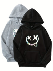 2pcs Boys Casual Hooded Sweatshirt Spring Fall Kids Clothing