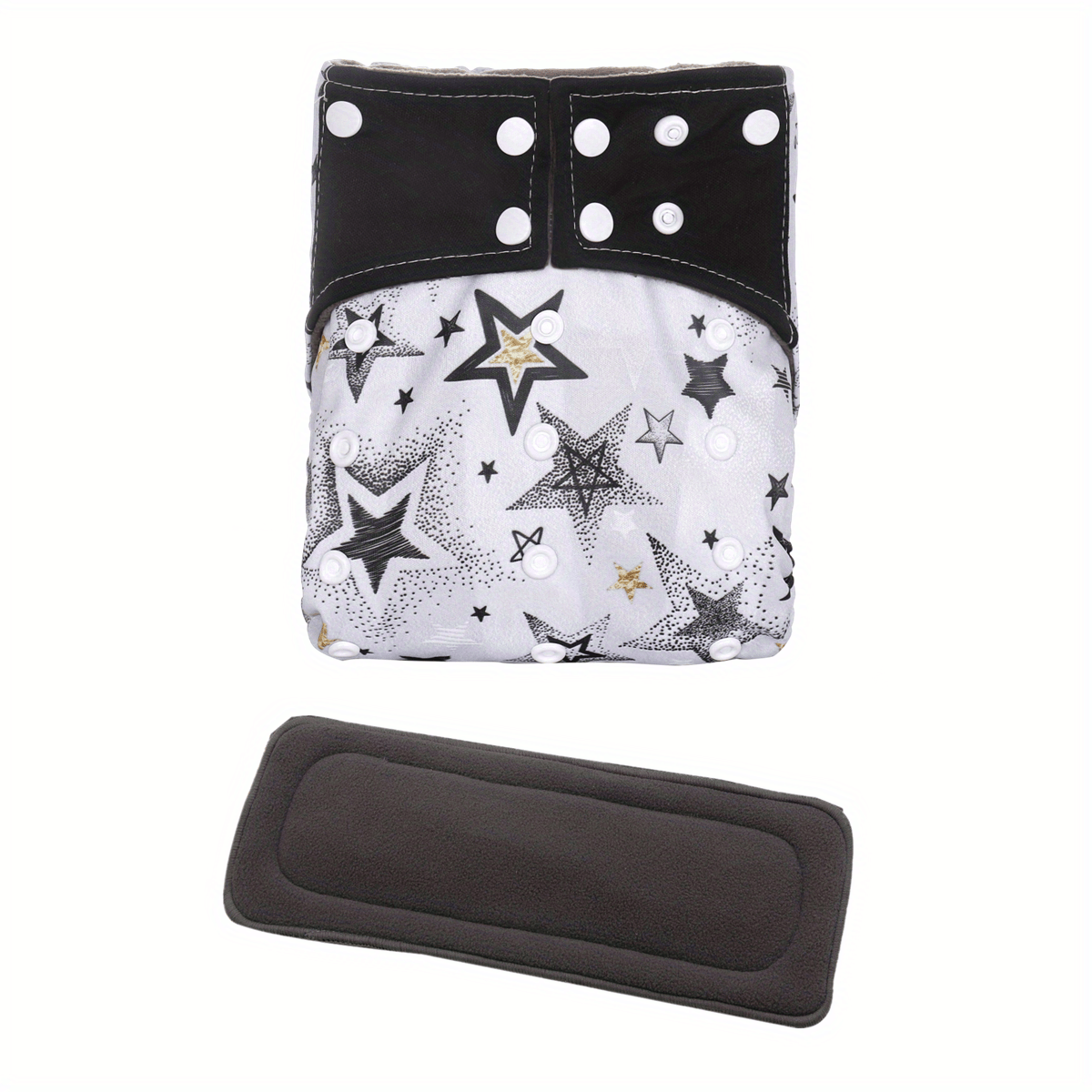 1pc Reusable Adjustable Washable Diaper + Bamboo Charcoal Insert