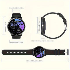 1.28' Smart Watch, Weather Forecast, Voice Assistant, Phone Compatibility