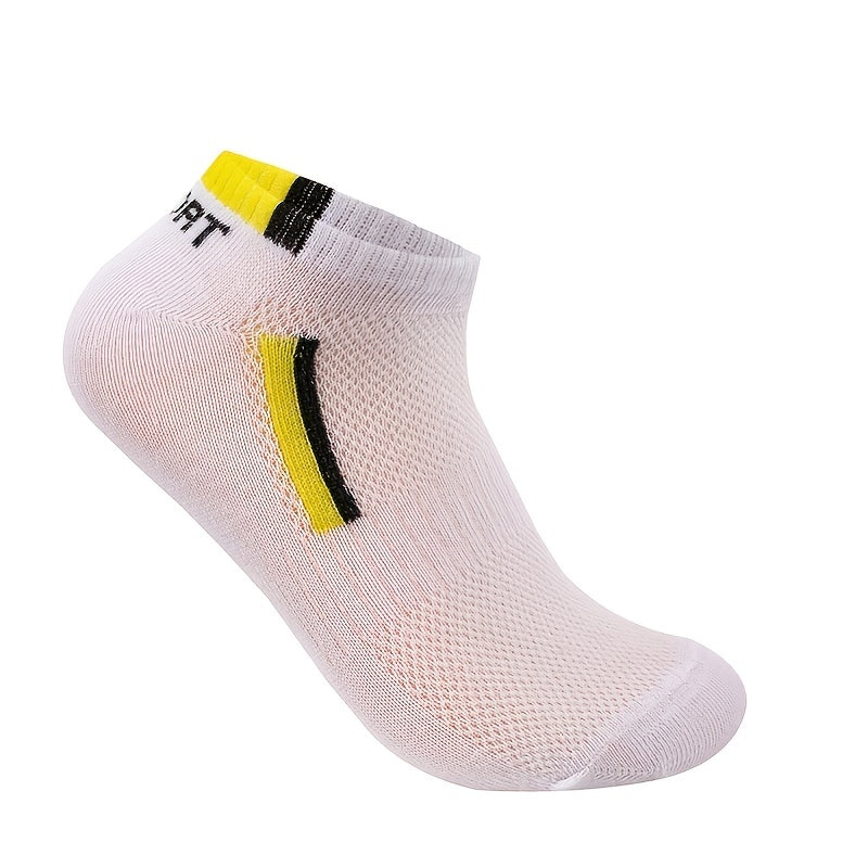 Men's Ankle Socks Breathable Deodorant Comfortable Multicolor Set