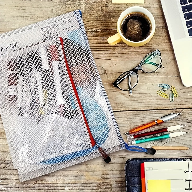 Mesh Storage Bag for Painting Supplies Document Bag Office Supplies