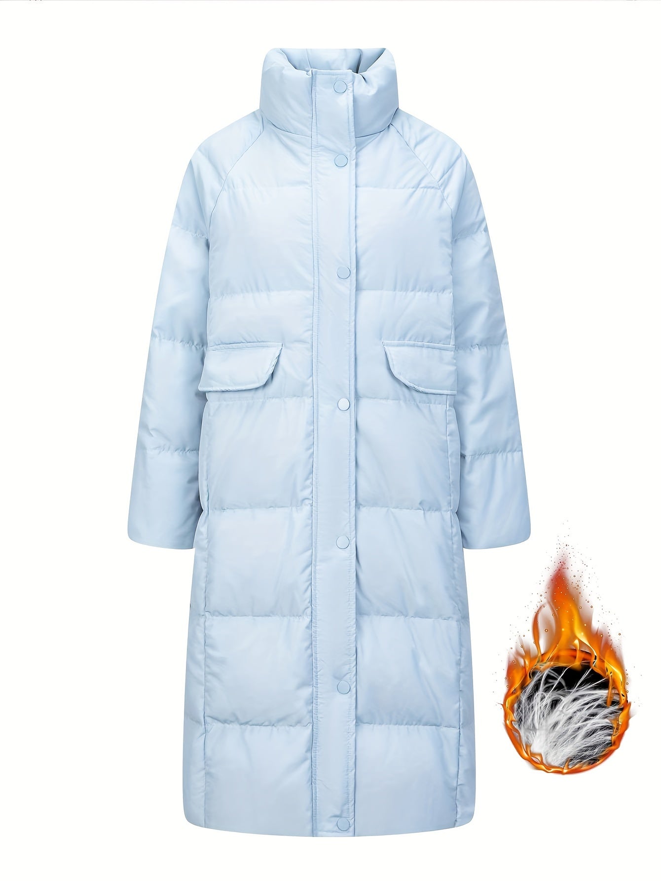 Women's Long Puffer Jacket Warm Winter Coat