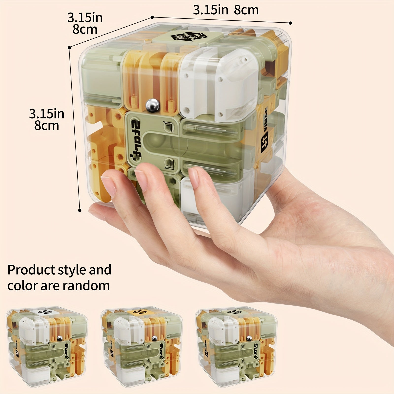 3D Maze Cube Educational Toy Kids Teaser Toys Birthday Party Favors