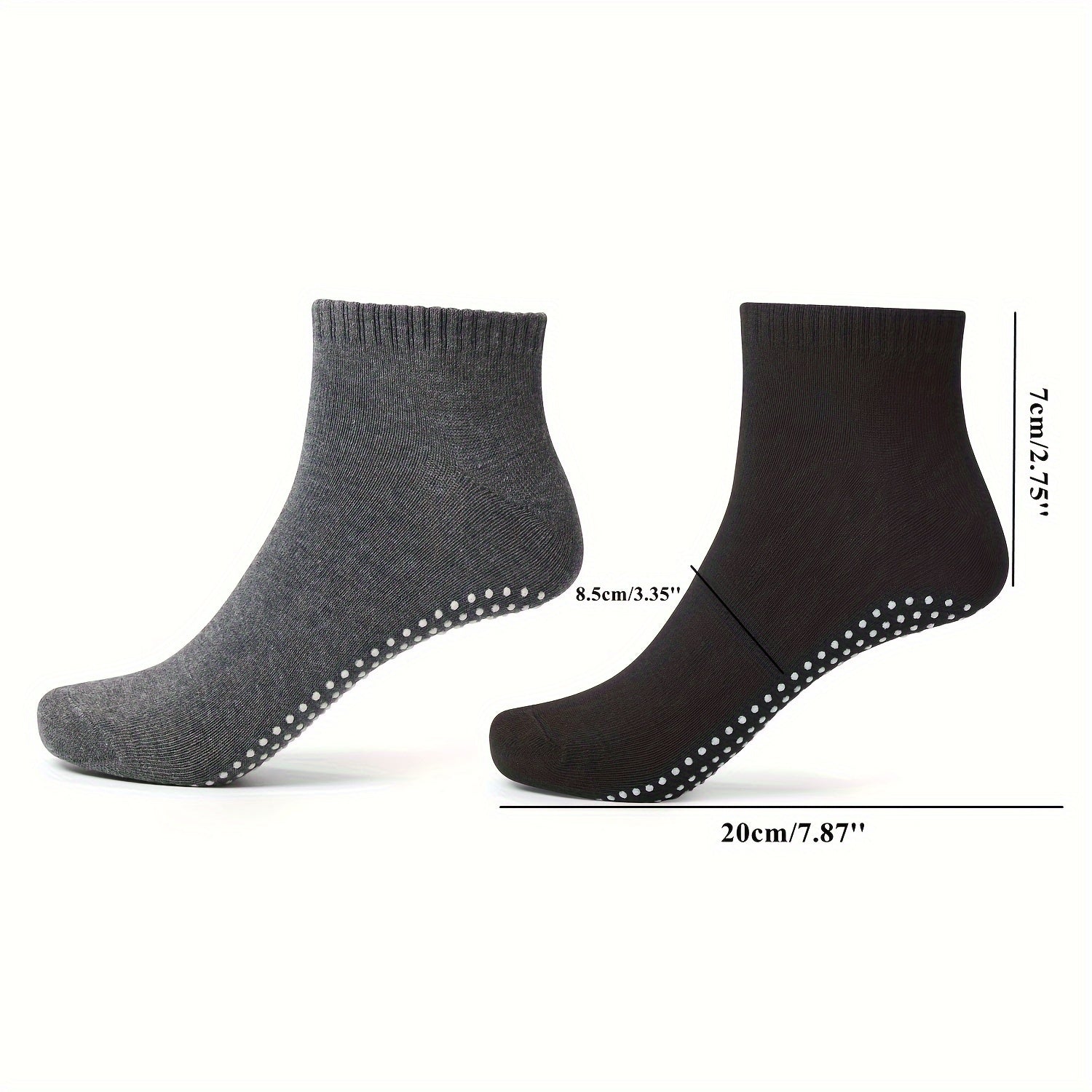 4 Pairs Women's Non-Slip Yoga Pilates Socks Breathable Training Socks