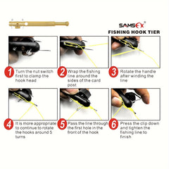 SAMSFX Fishing Hook Tier Stainless Steel Loop Tyer