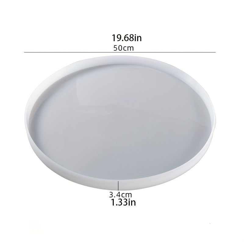 Large Round Silicone Mold For River Table Making DIY Crystal Epoxy Resin Mold
