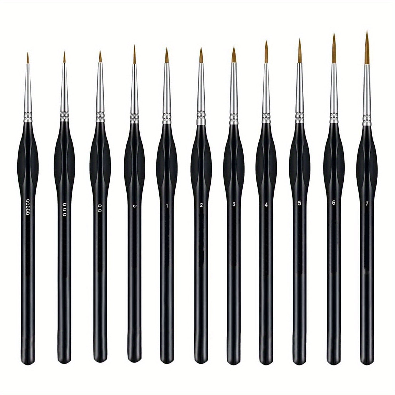 11pcs Fine Detail Brush Set Micro Paint Brush For Fine Detail And Art Painting