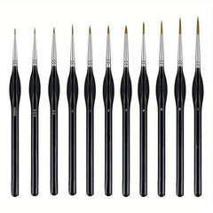 11pcs Fine Detail Brush Set Micro Paint Brush For Fine Detail And Art Painting