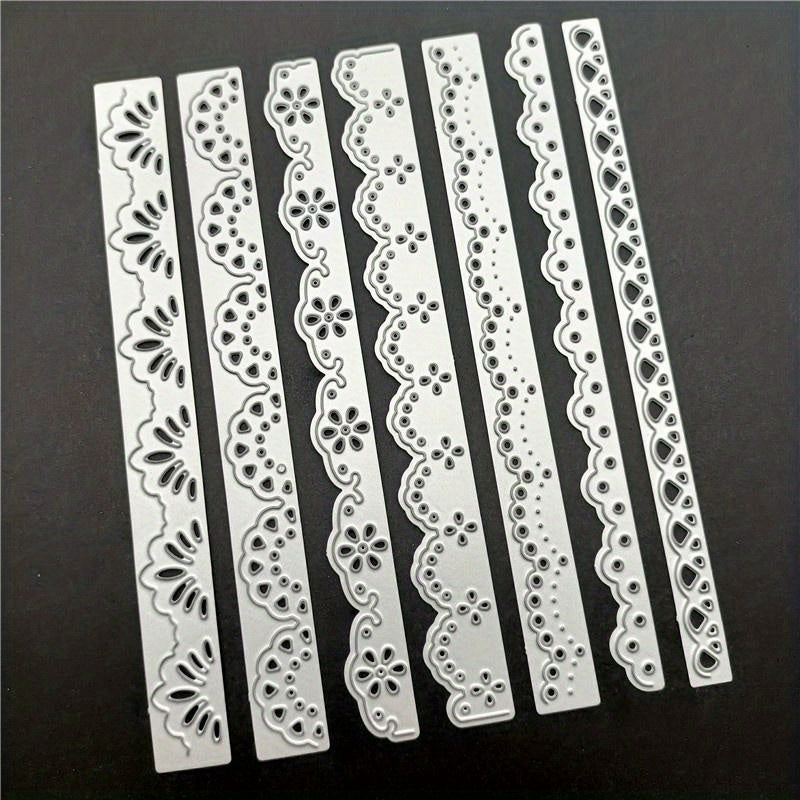 1pc Flower Lace Border Embossing Stencil for DIY Scrapbooking