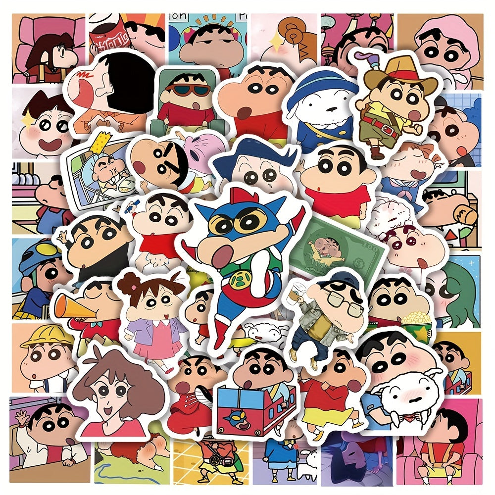50pcs Anime Cartoon Graffiti Sticker Waterproof for Laptop Motorcycle Cup
