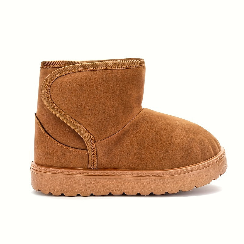 Warm Fleece Snow Boots Girls | Soft Winter Outdoor Hiking Shoes