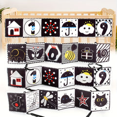 Baby Cloth Book Double Sided Educational Toy