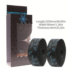 Comfortable Bicycle Handlebar Tape PU EVA Shock Absorption Non slip