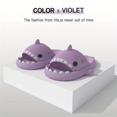 Men's Shark Pillow Slides Non Slip Slippers