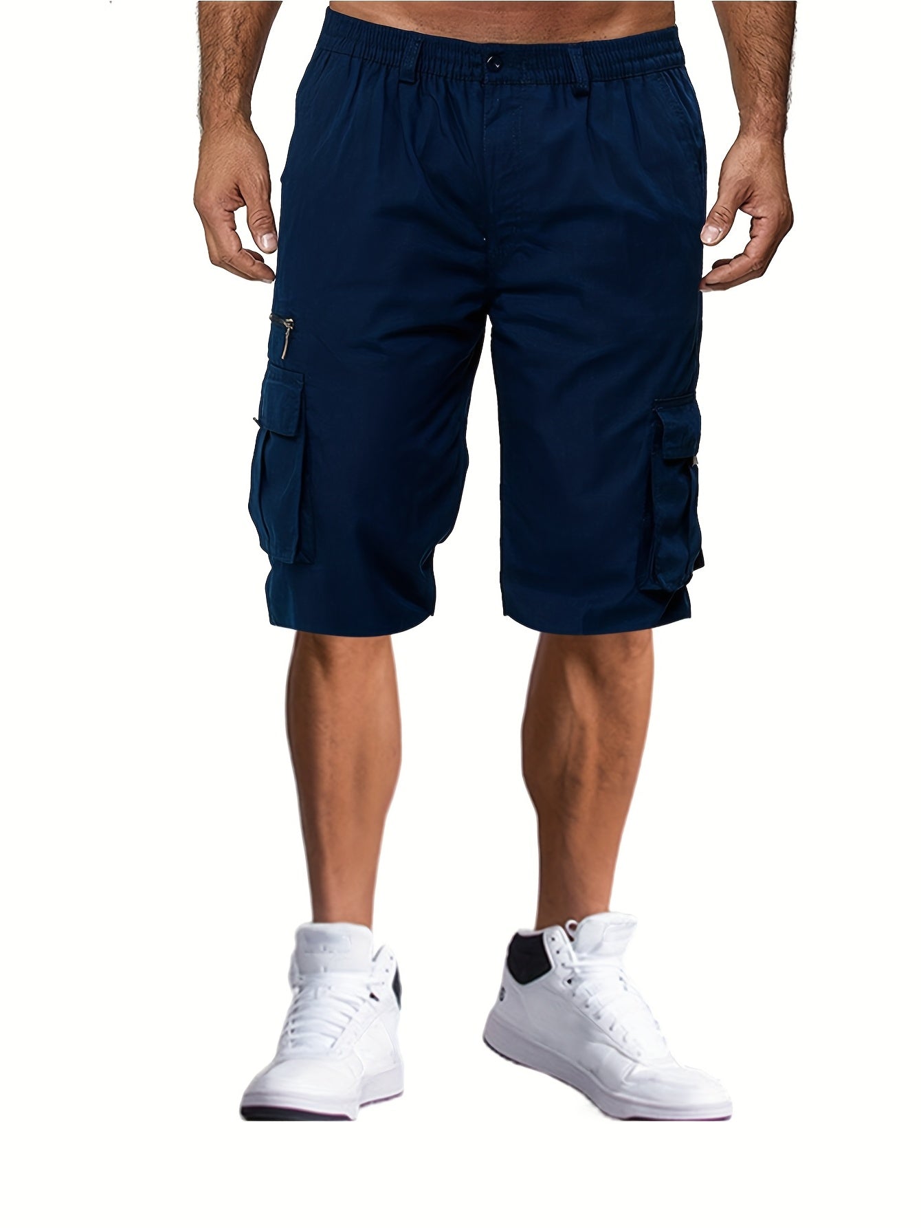 Men's Loose Fit Cargo Shorts Summer Casual Pockets