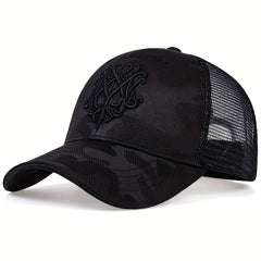 Men's Printed Baseball Cap Adjustable Casual Hat Spring Fall Summer Trucker Hat