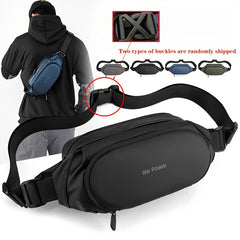 Men's Waist Bag Chest Bag for Outdoor Sports Running Cycling Camping