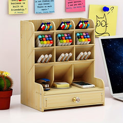 DIY Pen Holder Storage Box - Office, Classroom, Home Organizer