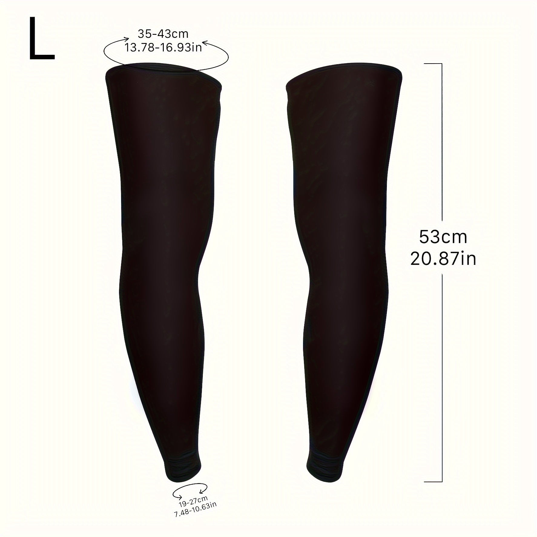 Warm Leg Warmers Windproof Cold proof Elastic Winter Cycling Outdoor Sports