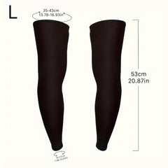 Warm Leg Warmers Windproof Cold proof Elastic Winter Cycling Outdoor Sports