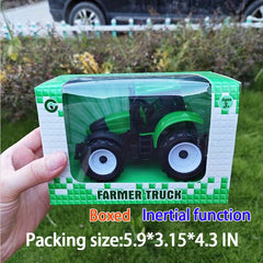 Toy Car Farm Tractor Puzzle Boy Toy Car Packaging Gift
