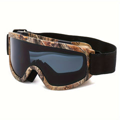 Multicolor Anti fog Ski Goggles Large Frame Windproof Sports Goggles