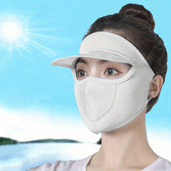 Sunscreen Mask With Brim UV Protection Outdoor Cycling Mask