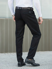 Men's Formal Solid Stretch Dress Pants - Spring Summer Business