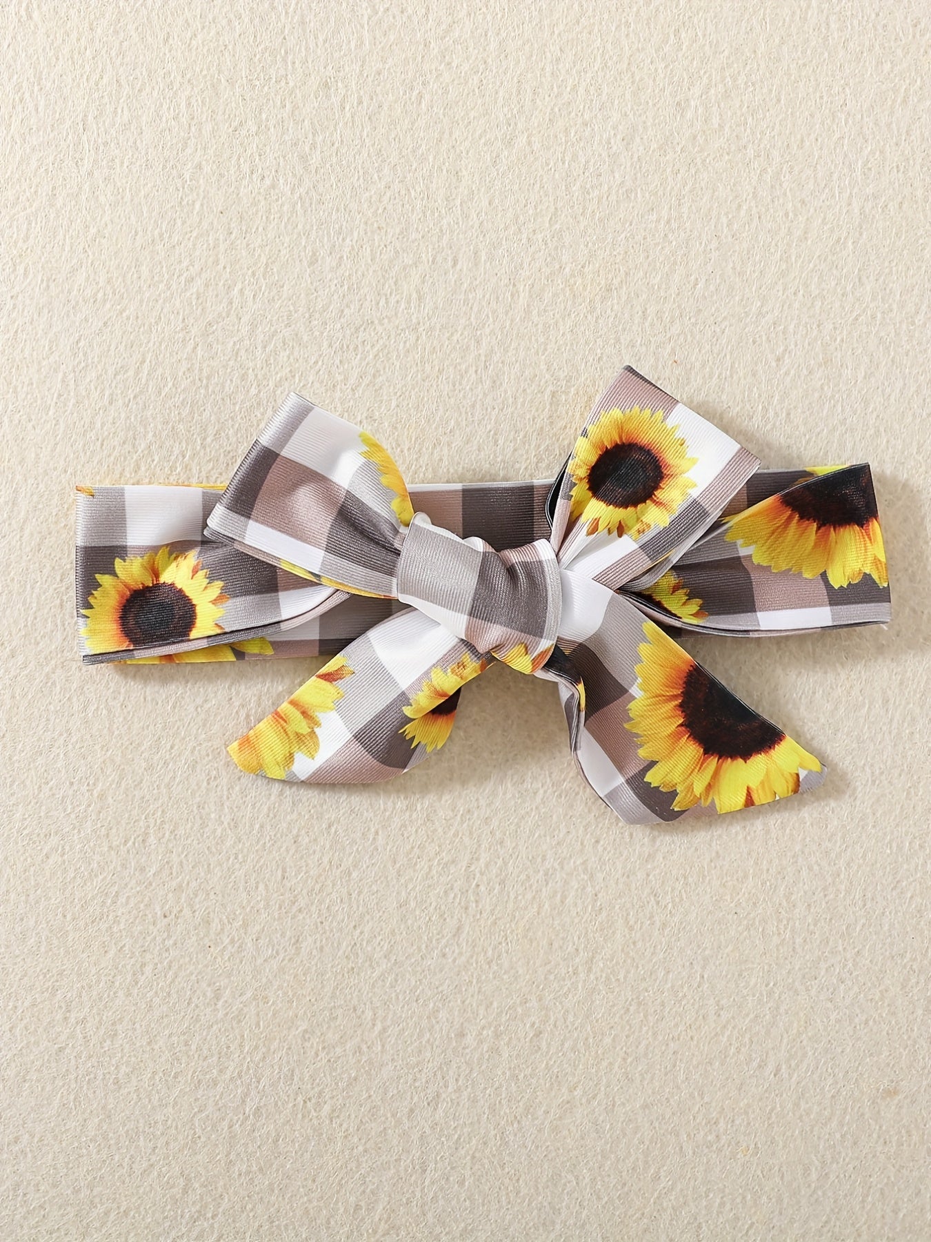 Baby Girl's Sunflower Print Dress Top & Pants Set