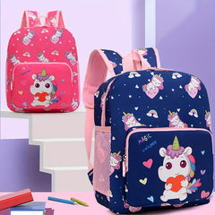 Kids Cartoon Unicorn Backpack Large Capacity Schoolbag