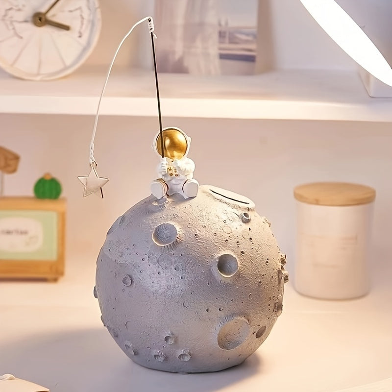 Astronaut Money Bank Ornament Resin Living Room Bedroom Kids Room
