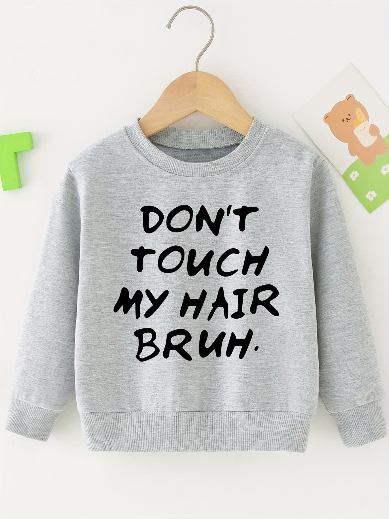 Boys Casual Sweatshirt Long Sleeve Top Kids Clothing Outdoor