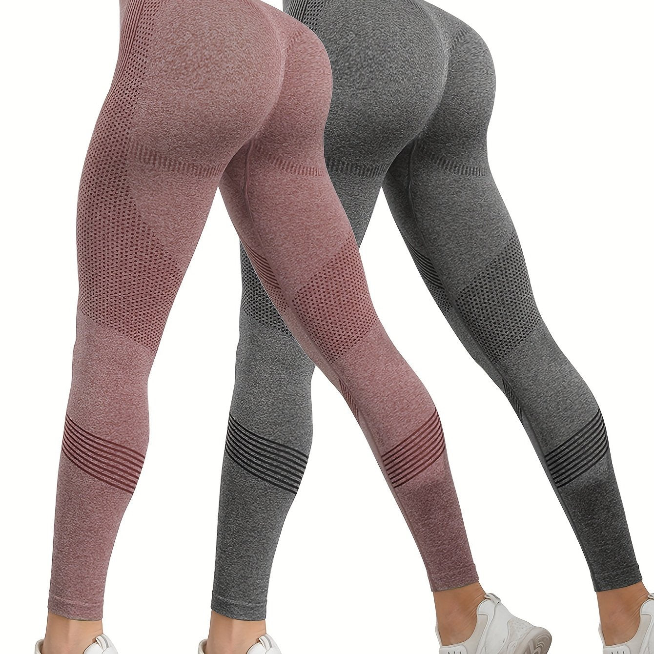 High Waist Seamless Yoga Leggings Slim Fit Sports Fitness Tight Pants