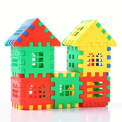 50pcs Colorful Building Blocks for Kids - Educational DIY Toys Ages 3+
