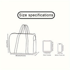 Teddy Bear Print Diaper Bag with Wet Dry Compartments