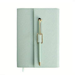 Macaron Notepad Set with Pen - A5 Trifold Notebook