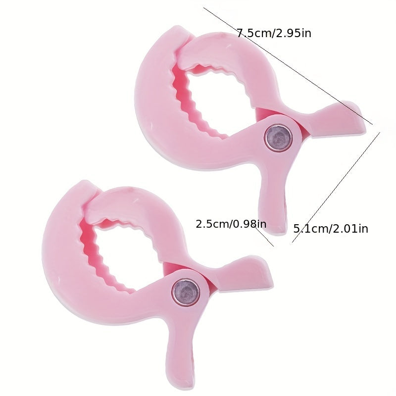 5pcs Baby Car Seat Accessories Plastic Toy Clips Pram Stroller Pegs