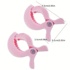 5pcs Baby Car Seat Accessories Plastic Toy Clips Pram Stroller Pegs