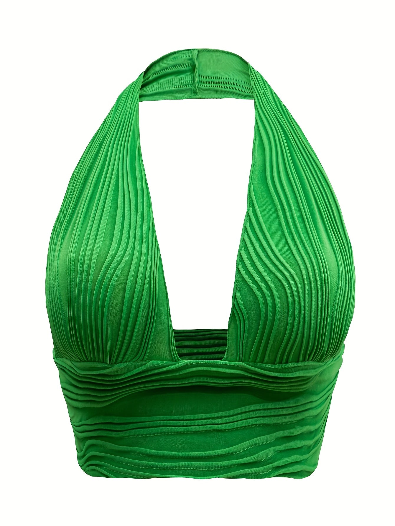 Sexy Plunging Halter Cami Top Women's Lingerie