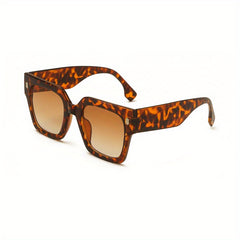 Vintage Big Square Frame Sunglasses Sunshade Oversized