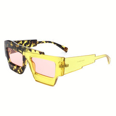 Y2K Irregular Frame Sunglasses Block Glasses UV400