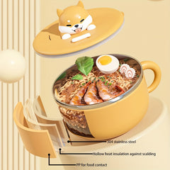 Stainless Steel Ramen Bowl Salad Bowl Drama Special Tableware
