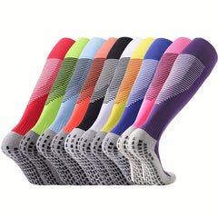 Non Slip Long Sports Socks For Soccer Football Over The Calf