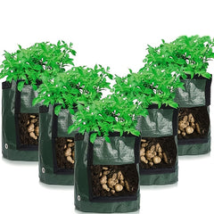 Potato Grow Bags With Flap and Handles 7-10 Gallon