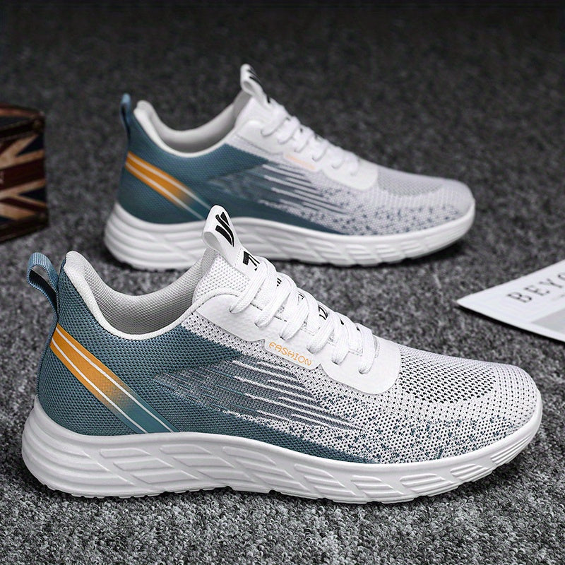 Men's Lace Up Mesh Sneakers Lightweight Running Shoes