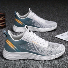Men's Lace Up Mesh Sneakers Lightweight Running Shoes