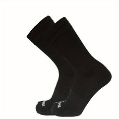 Unisex Mid Calf Anti-Odor Athletic Crew Socks for Running