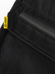 Men's Casual Glowing Cargo Pants with Zipper Pockets