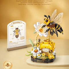 Mini Building Blocks Bees & Butterflies Science Display Stand